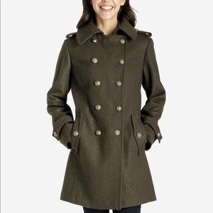 NWOT, London Fog Rebecca Heritage Melton Coat